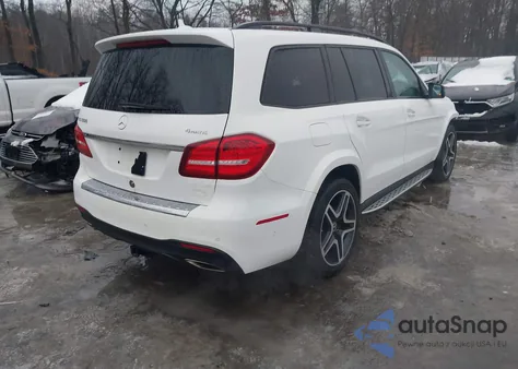 2017 Mercedes-Benz Gls 550 4Matic z USA, uszkodzony, nr VIN 4JGDF7DEXHA953928